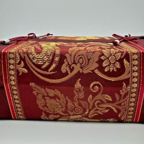 Asian Rectangular Tissue box Kleenex Cover Holder Silk Bathroom Accessory FANCY - Picture 2 of 16